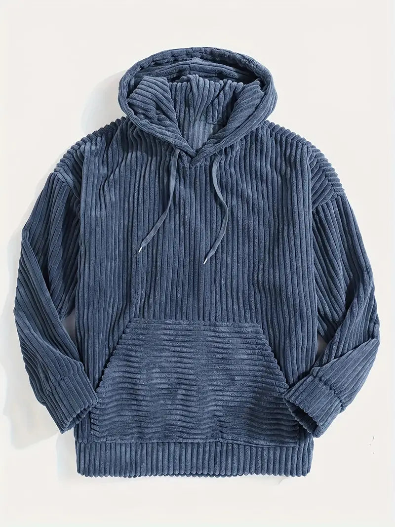W&W Mode | Pullover Mit Kapuze Aus Cord