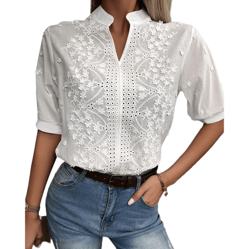 WW | Boho-Shirt Weiß