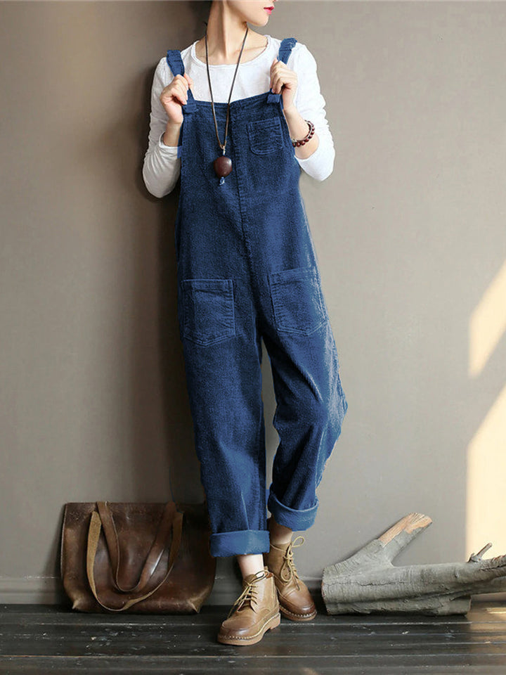 W&W Mode | SAMT OVERALL MIT WEITEM BEIN
