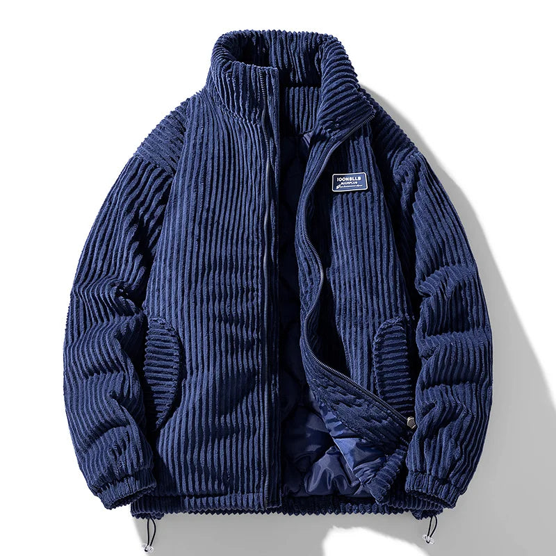 W&W Mode | Gestepptes Cord-Samt-Jacke – Stil & Komfort Für Damen