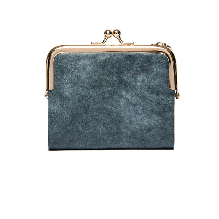 W&W Mode | Kiss Lock Tasche - stilvolle Damen Münzgeldbörse