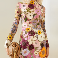WW | Blumen-Kleid mit Feinen Details