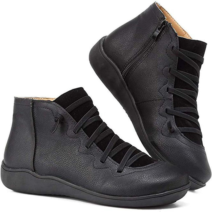 W&W Mode - Damen lässige Schnürstiefeletten