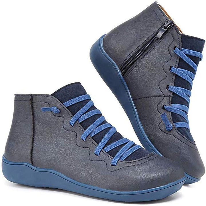 W&W Mode | Stiefeletten Damen – bequemer Schnürverschluss