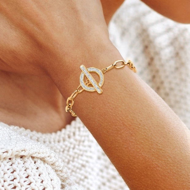 WW | aus Edelstahl mit Swarovski-Kristallen verziert - Kostenloser Versand