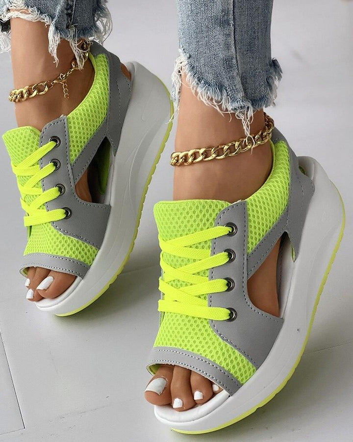 W&W Mode | Sommerliche, Grobe Sandalen