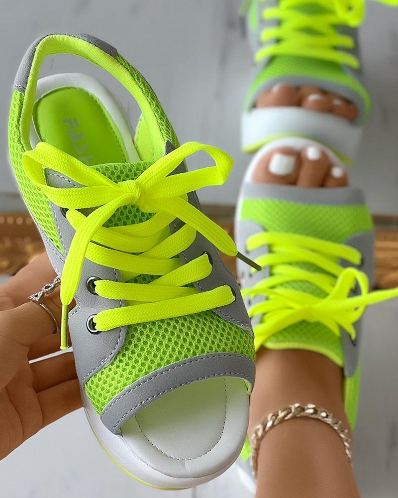 W&W Mode | Sommerliche, Grobe Sandalen