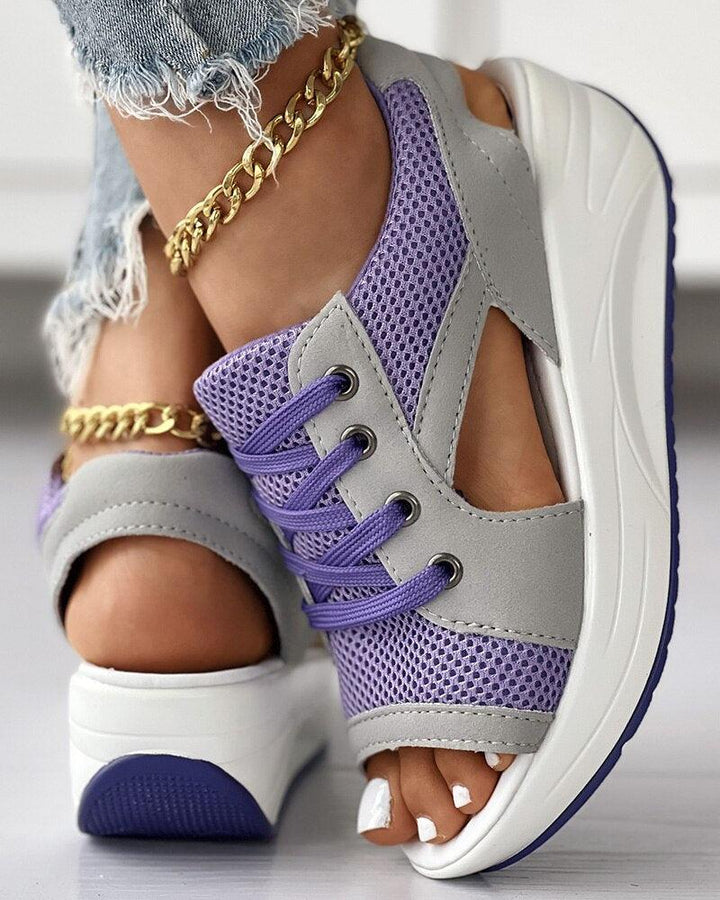 W&W Mode | Sommerliche, Grobe Sandalen