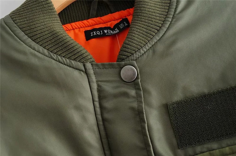 W&W Mode | Jacke - Damen Trendige Bomberjacke