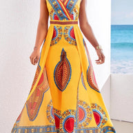 BRIA - Jumpsuit mit afrikanischem Druck im Dashiki-Stil