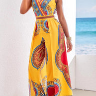 BRIA - Jumpsuit mit afrikanischem Druck im Dashiki-Stil