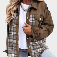 WW | Retro Jeansjacke für Damen - Modische Jeansstoffjacke