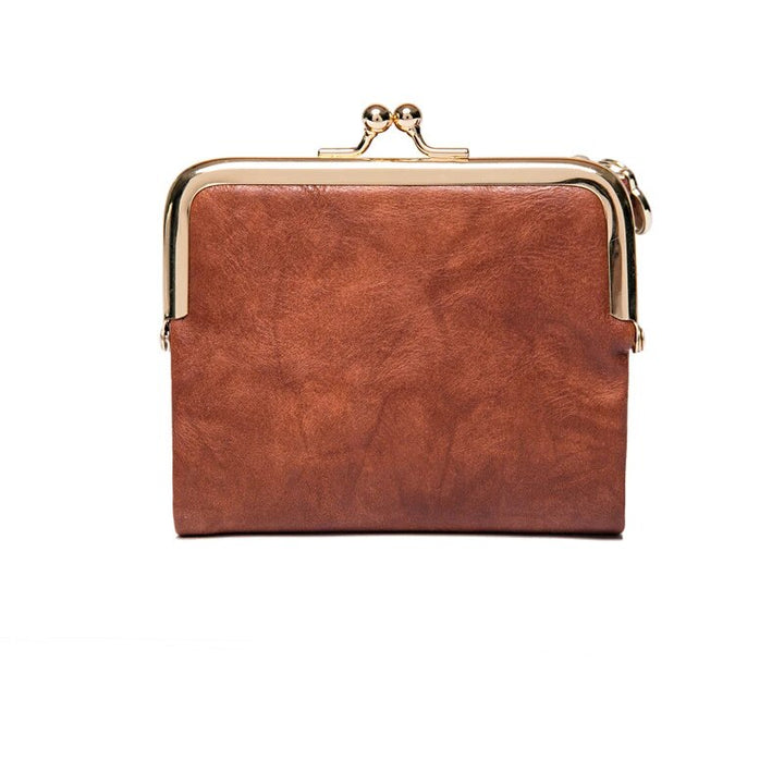 W&W Mode | Kiss Lock Tasche - stilvolle Damen Münzgeldbörse