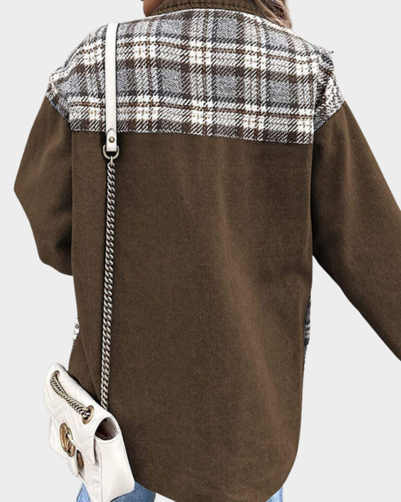 WW | Retro Jeansjacke für Damen - Modische Jeansstoffjacke