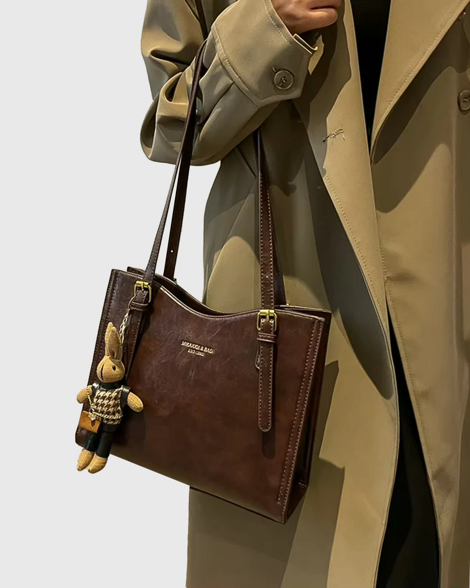 WW | Elegante Schultertasche Mit Langen Riemen Für Damen