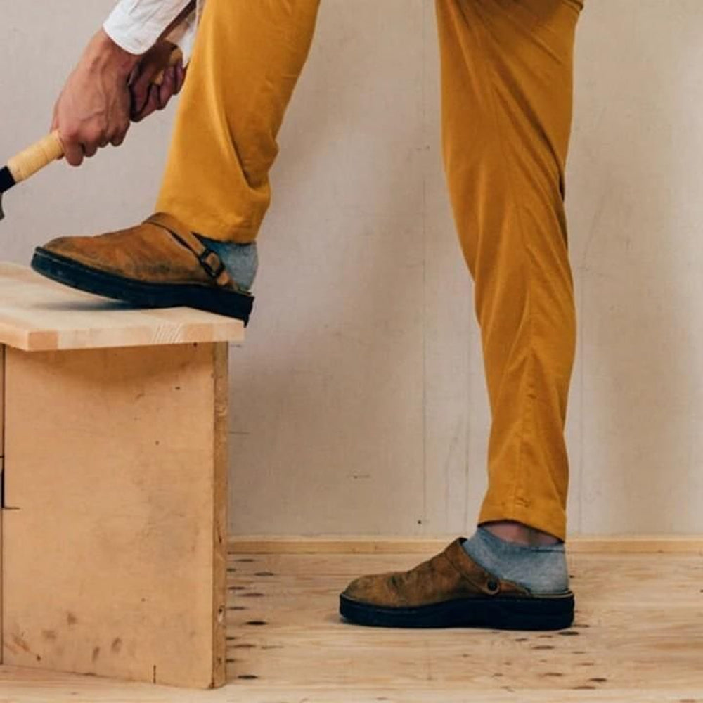 WW | Herren Leder Hausschuhe