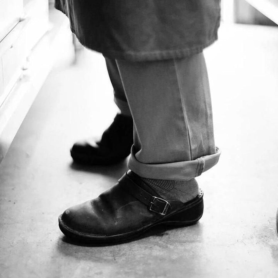 WW | Herren Leder Hausschuhe