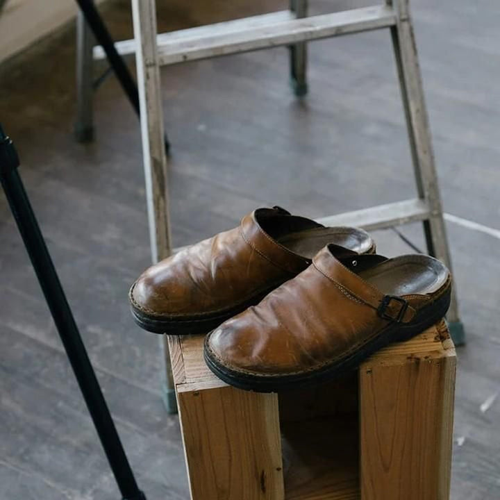W&W Mode | Herren Leder Hausschuhe