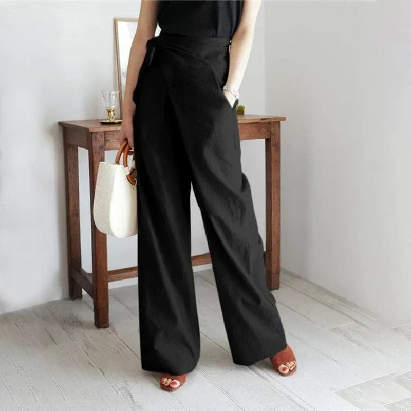 W&W Mode | Trendy Hohe Taillen Wickelhose