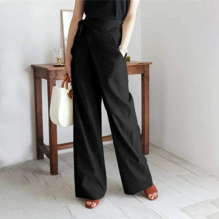 W&W Mode | Trendy Hohe Taillen Wickelhose