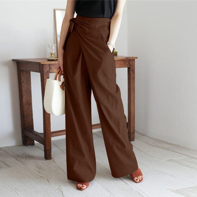 W&W Mode | Trendy Hohe Taillen Wickelhose