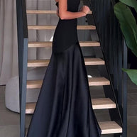 Maxikleid aus Satin