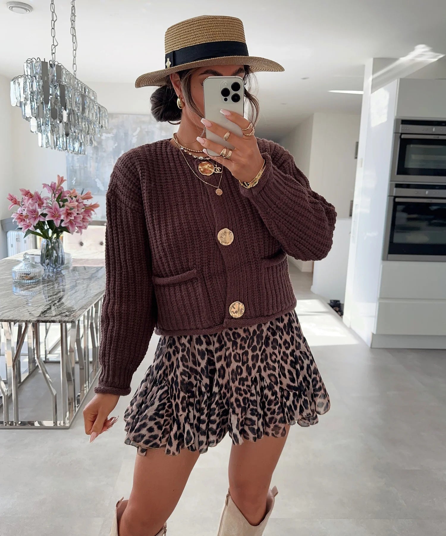 WW | Cozy Chic women's cardigan with buttons and pockets