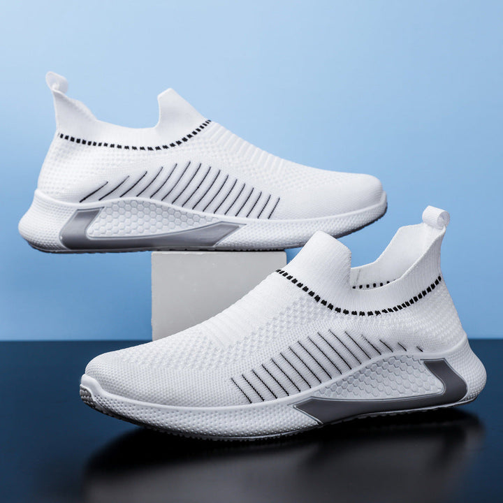 W&W Mode | Atmungsaktive Herren Sneaker Mit Streifendesign