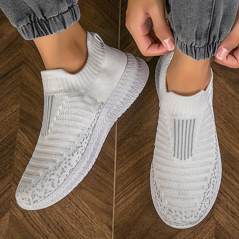 WW | Atmungsaktive Slip-On-Sneaker mit Strick-Obermaterial