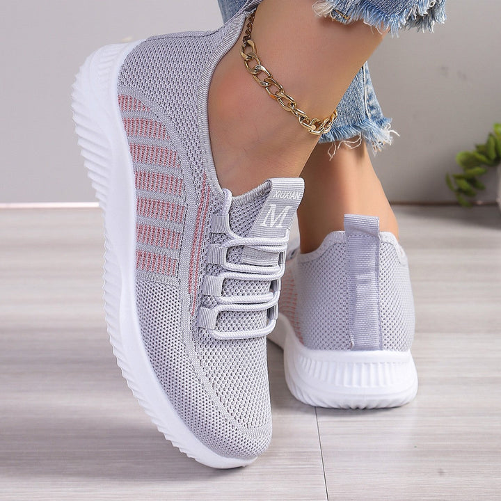 W&W Mode | Damen Rund Zehen Ballerinas Sport Sneakers