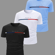 WW | 3 Pack Herren Lässig Kurzarm T-shirts