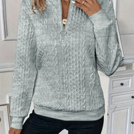 WW | Eleganter Pullover mit Reißverschluss