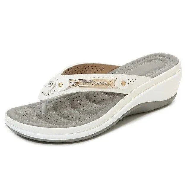 W&W Mode | Weich Gepolsterte Flip Flop Sandalen