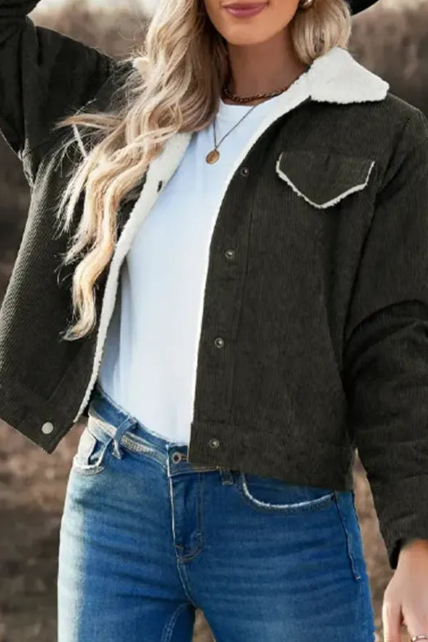 WW | Lambswool Patchwork Corduroy Jacke