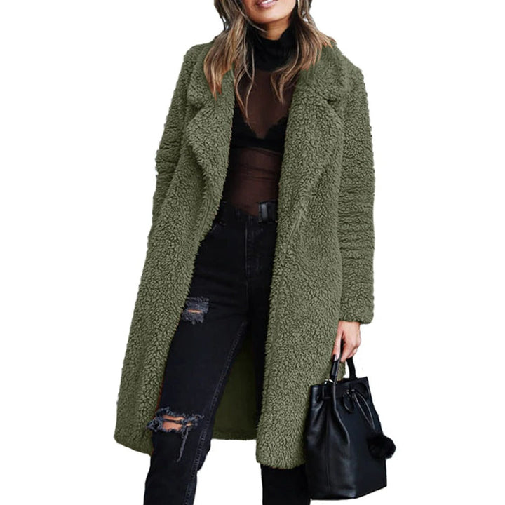 W&W Mode | Elegante Plüsch Winterjacke für Damen