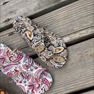 WW | Florale Flip Flops Für Frauen