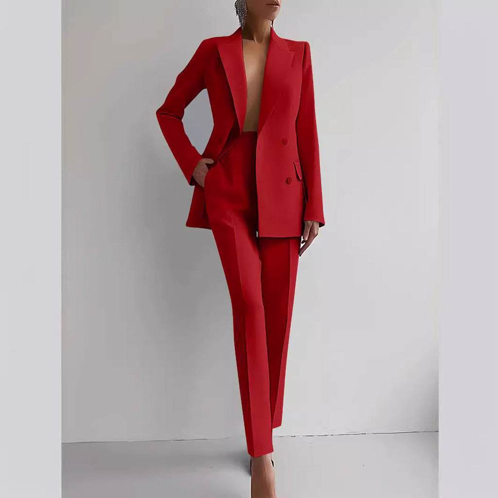 WW | Stilvolles Satz Bestehend Aus Edlem Blazer Und Eleganter Hose