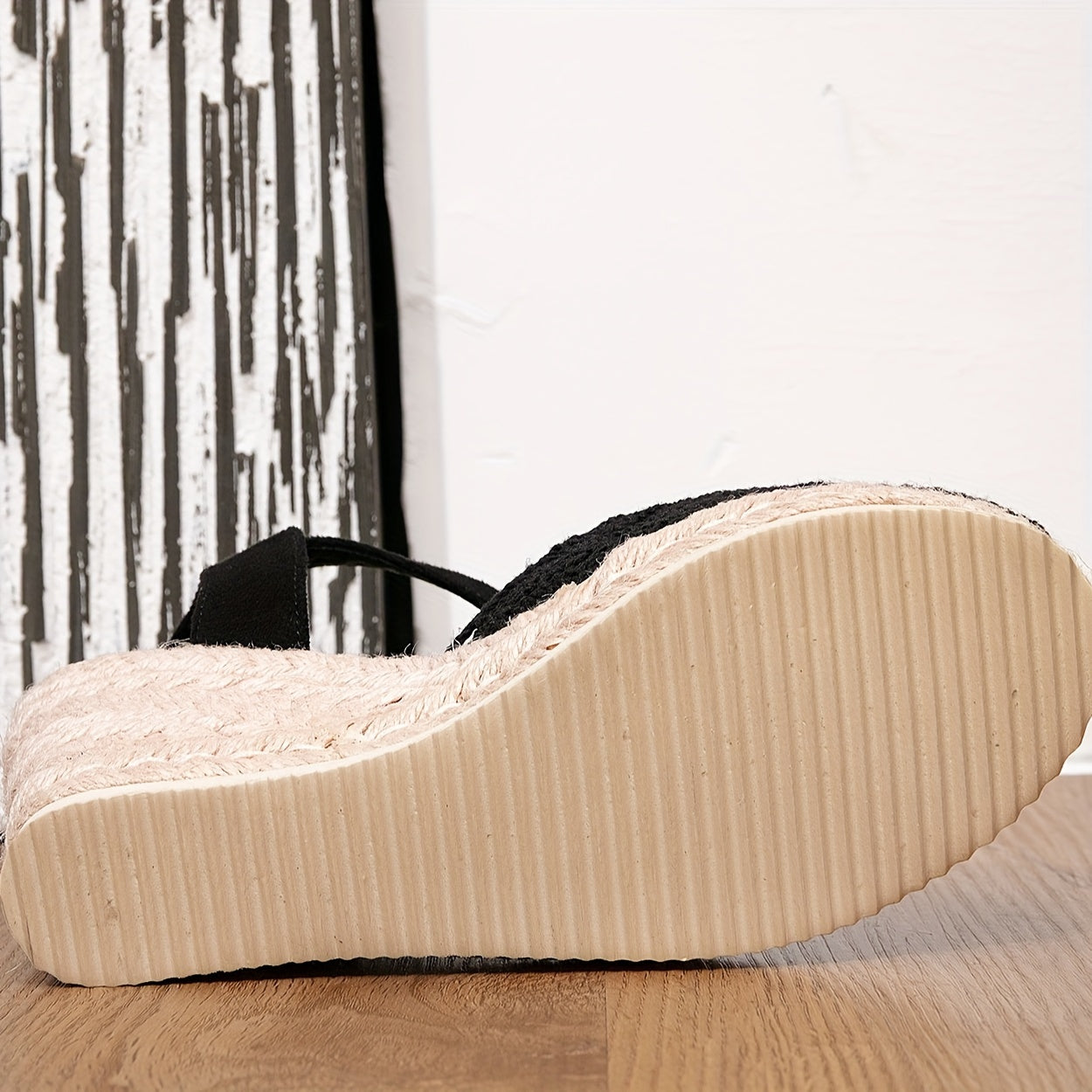 WW | Damen Espadrille Keilabsatz Sandalen