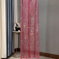 WW | Rhinestone Gerade Netz Weite Bein Slim Fit Schmeichelnde Mop Hosen