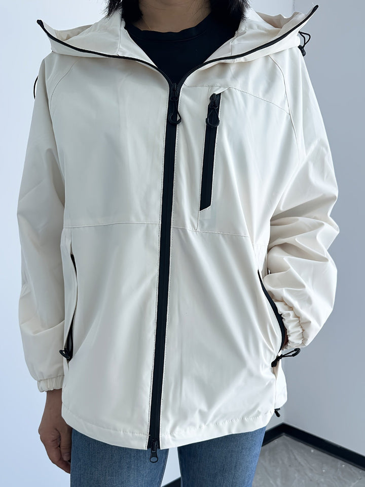 W&W Mode | Moderne Wasser Und Winddichte Regenjacke Für Damen