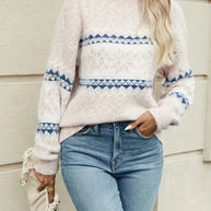 WW | Casual Winter Weihnachts Pullover Für Damen