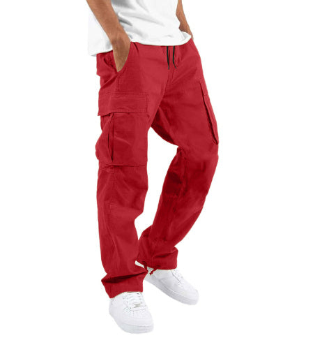WW | Bequeme Herren Arbeitsbekleidungs Hose Mit Verstellbarem Bund Und Vielen Taschen