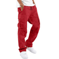 WW | Bequeme Herren Arbeitsbekleidungs Hose Mit Verstellbarem Bund Und Vielen Taschen