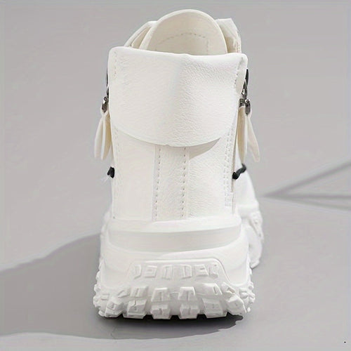 WW | Lässige Plateau Knöchelhohe Sneaker