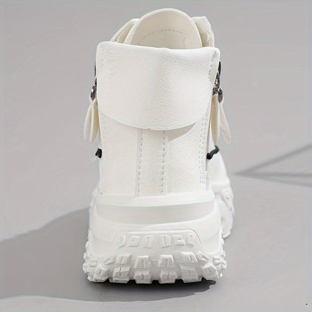 WW | Lässige Plateau Knöchelhohe Sneaker