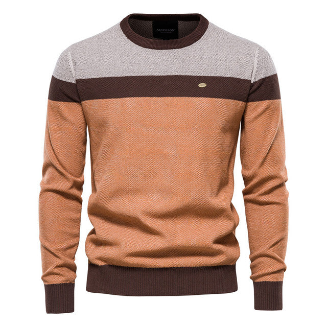 W&W Mode | Farbblock Sweatshirt Für Herren