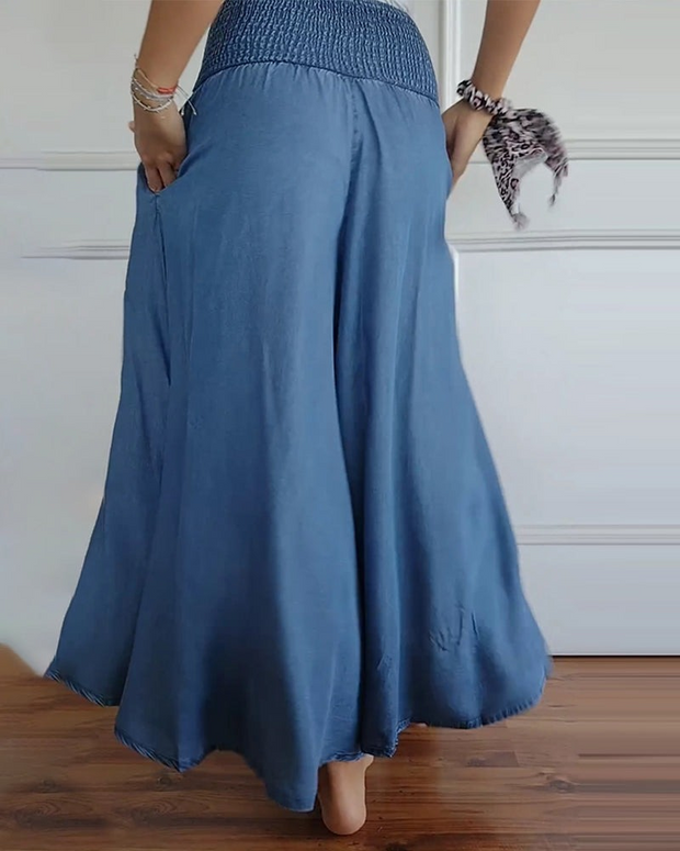 WW | Hoch-Taillierte Hose für Frauen Baggy