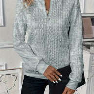 WW | Eleganter Pullover mit Reißverschluss