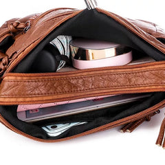 Elegante Tasche aus weichem Leder