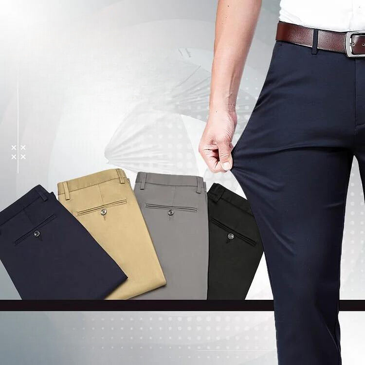 W&W Mode | Comfort Stretch Klassische Herrenhose | Stilvoll und Flexibel